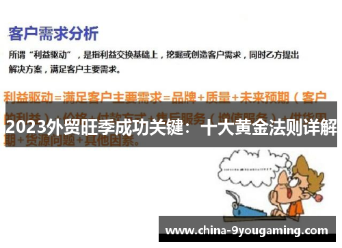 2023外贸旺季成功关键：十大黄金法则详解