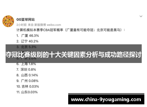 夺冠比赛级别的十大关键因素分析与成功路径探讨