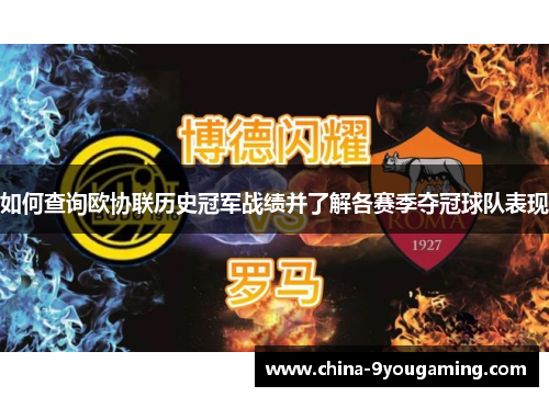 如何查询欧协联历史冠军战绩并了解各赛季夺冠球队表现